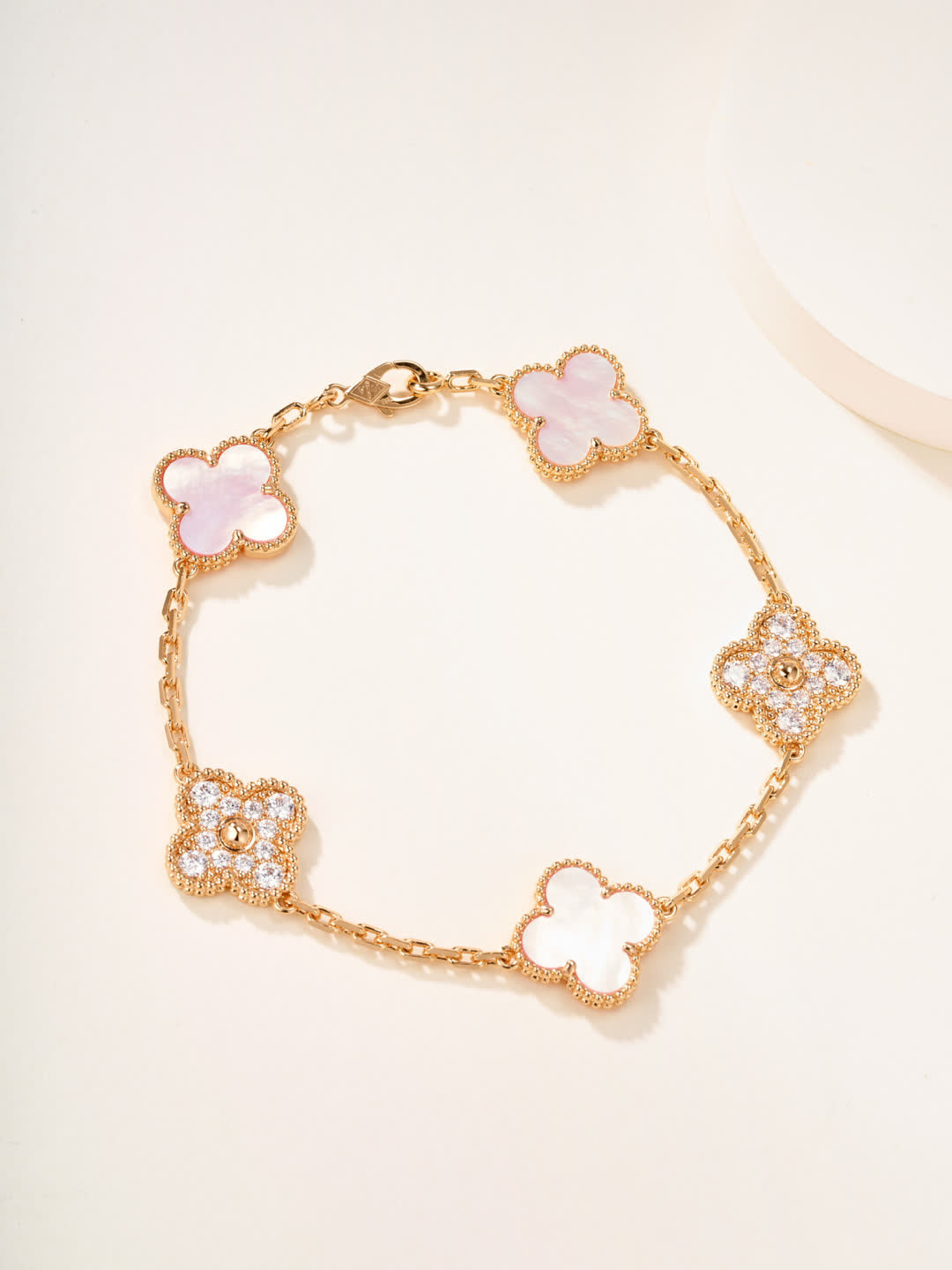 Van Cleef & Arpels Alhambra Pink Gold Bracelet